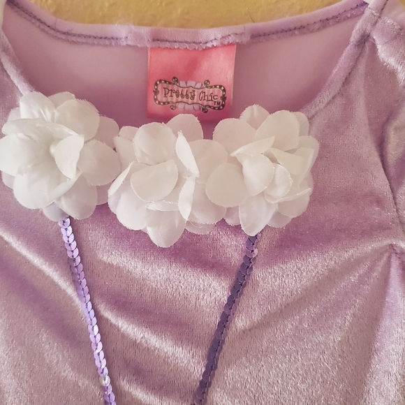 Beautiful Kids Purple Dress - Picture 3 of 5